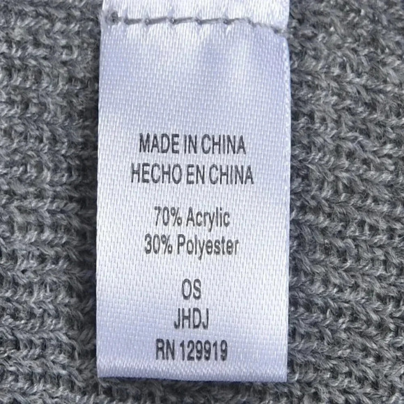 NWT Levi's Beanie Hat Knit Scarf Gift Set  Combo Maximum Warmth Gray - Picture 5 of 6